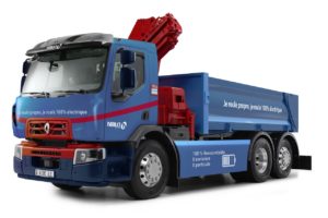 Renault Trucks va produire le premier camion 100 % électrique approche chantier pour le groupe Noblet