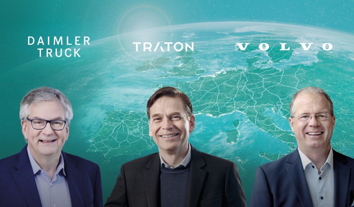 Volvo, Daimler Truck et Traton Group développent un réseau européen de recharge pour poids lourds