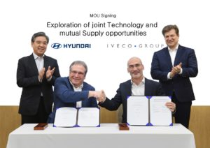 Iveco Group et Hyundai Motor Company signent un protocole d’accord