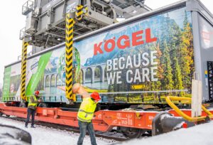 Combiné rail-route : Kögel présente sa dernière semi-remorque