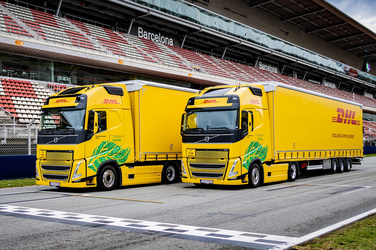 DHL déploie une flotte de camions HVO pour la F1