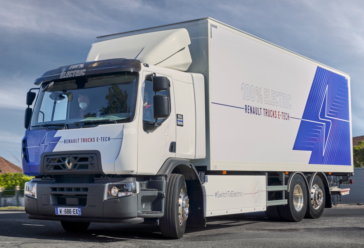 2,7 millions de km parcourus par les camions électriques Renault Trucks