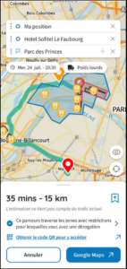 Itinériz bénéficiera d'informations que Waze ou Maps n'auront pas. ©Lujop
