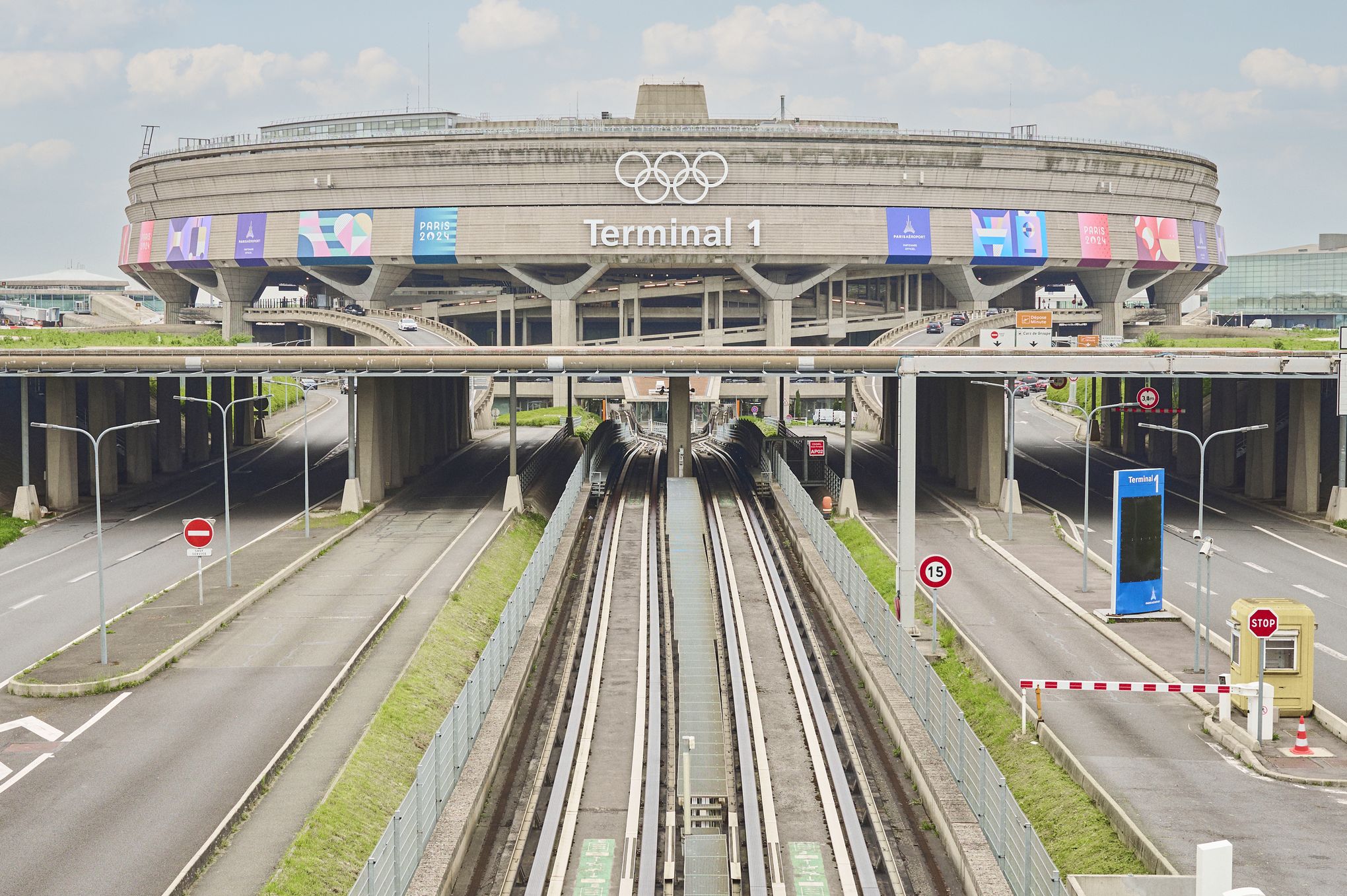 Parmi les voies réservées pendant les JO, on en trouvera une sur l'A1, qui relie notamment Paris à Roissy. ©Paris2024