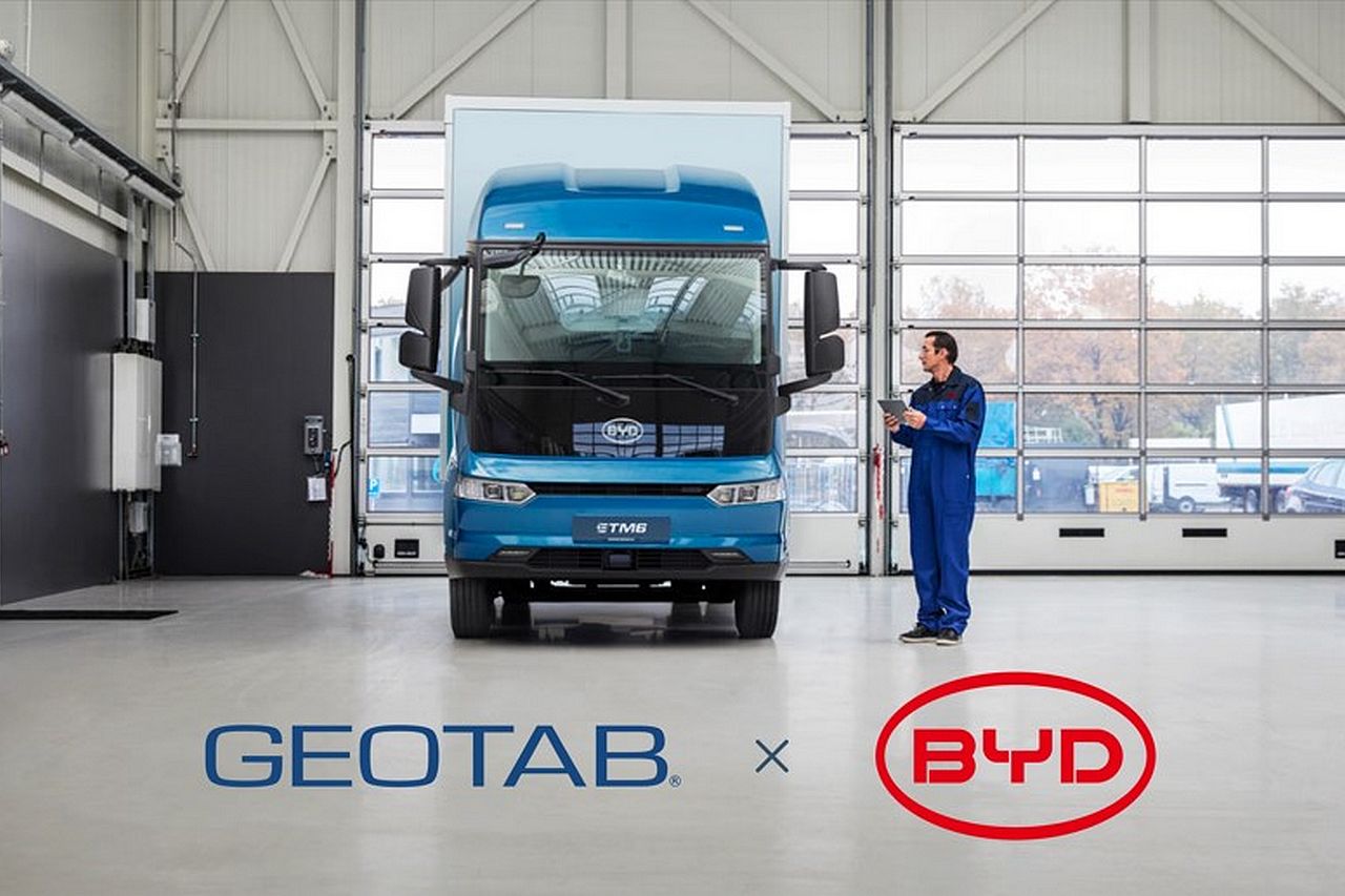 Geotab va équiper BYD Trucks en Europe