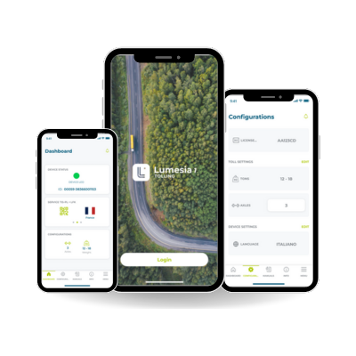 Lumesia accompagne les transporteurs tout au long de leurs trajets à travers l'Europe avec une large offre de services allant du péage à la télématique, aux produits d'assurance, etc. ©Eurotoll Lumesia
