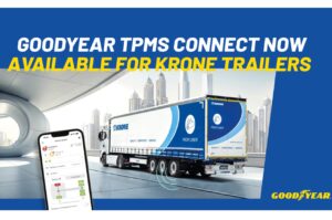 Les remorques Krone désormais équipées du Goodyear TPMS Connect