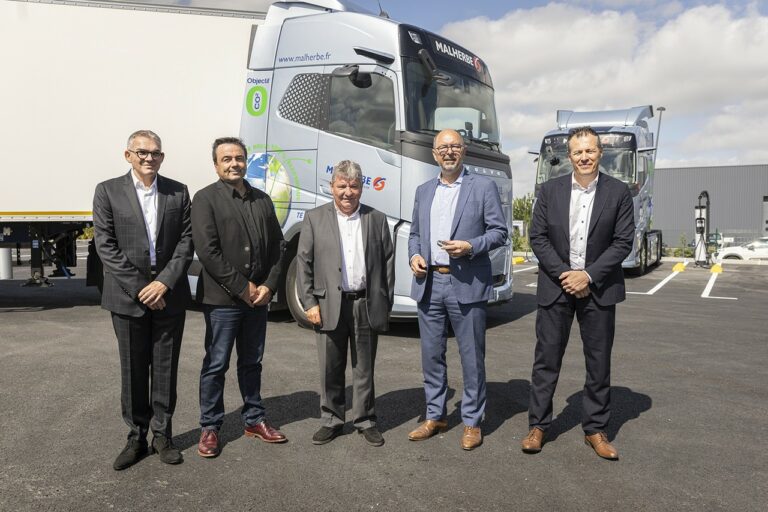 Le groupe Malherbe accueille ses premiers camions électriques