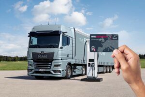 Le service de recharge pour camions électriques de MAN se déploie
