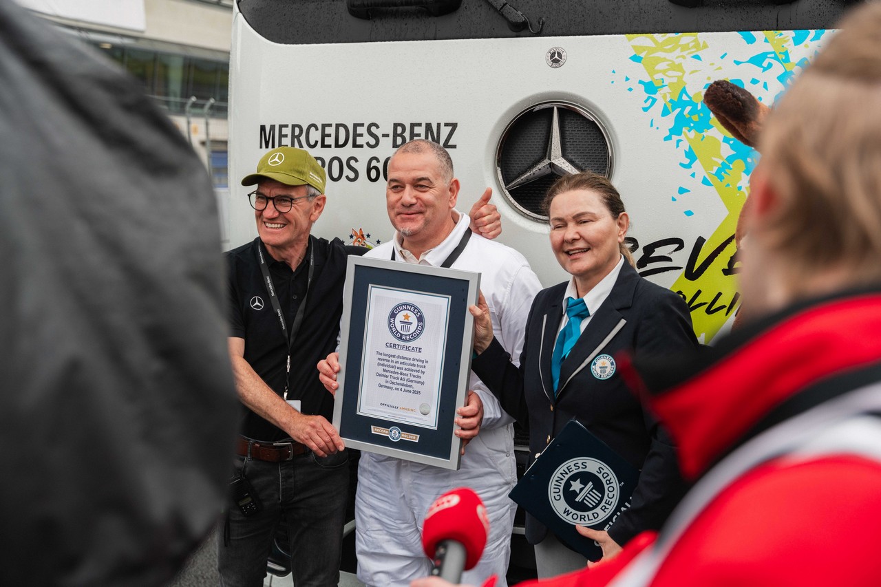 Record du monde validé pour Mercedes-Benz Trucks !