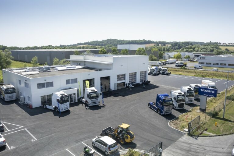 Un site flambant neuf pour Volvo Trucks dans les Hauts-de-France