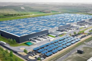 61 000 m² de panneaux solaires pour un entrepôt logistique près d'Amiens