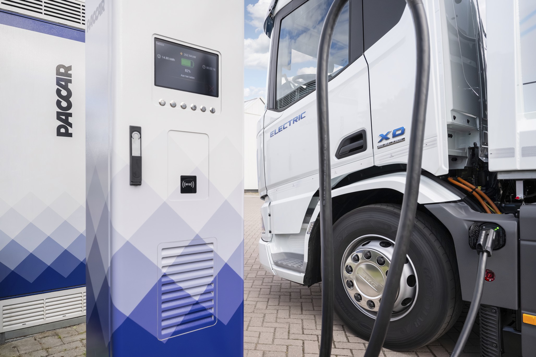 Avec Paccar Power Solutions, DAF peut proposer des solutions de recharge à ses clients. ©DAF Trucks