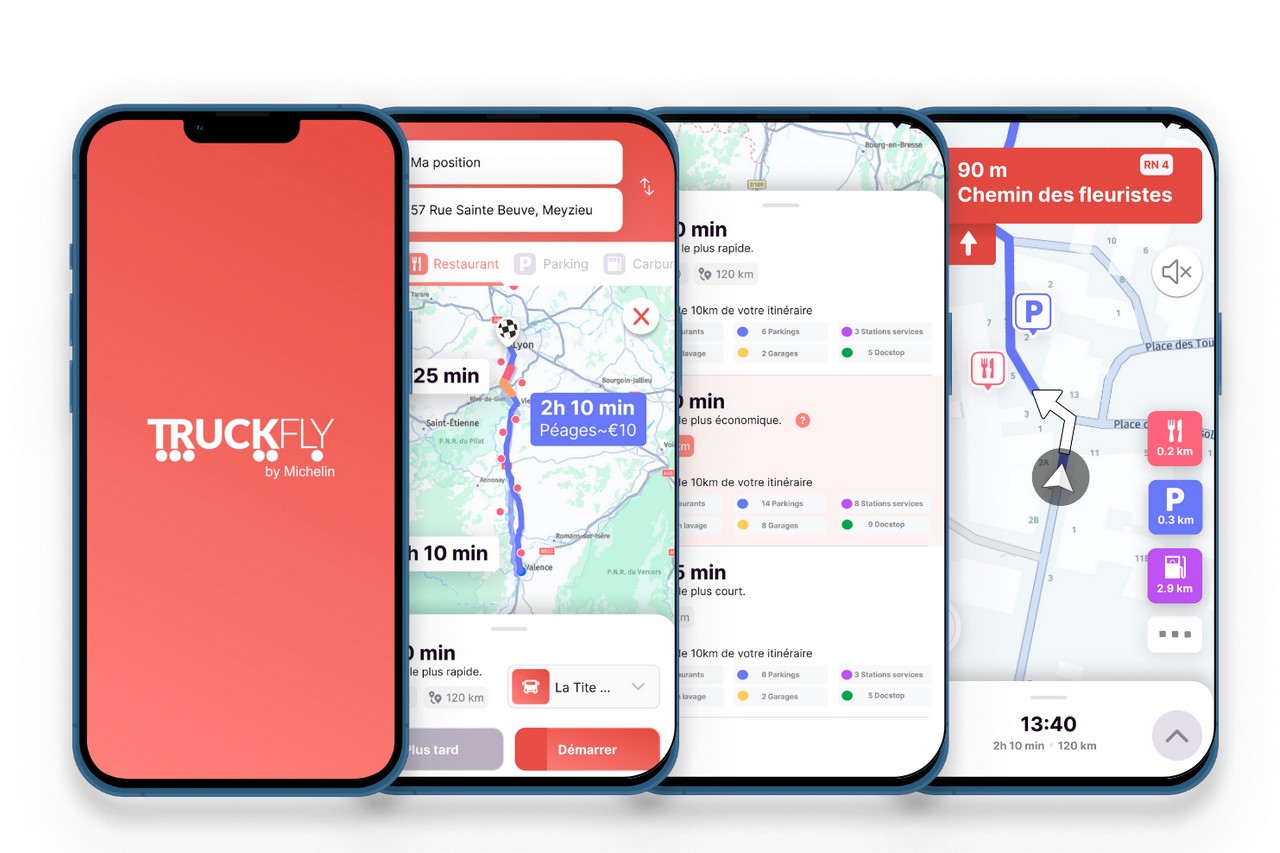 Truckfly innove avec un GPS dédié aux routiers