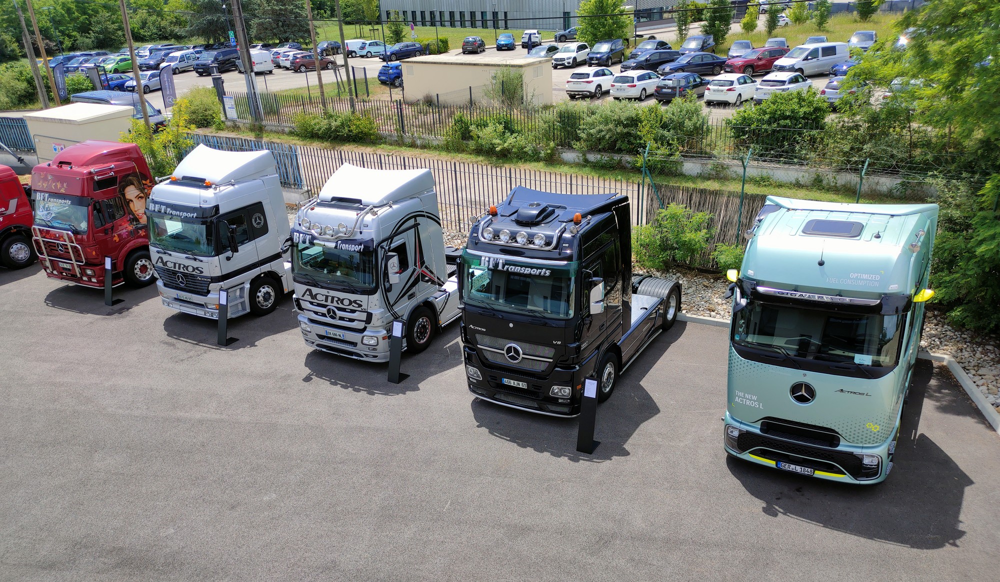 Plus récemment, la gamme Actros, puis eActros, a fait le succès de Mercedes-Benz Trucks. ©JPL/FLM
