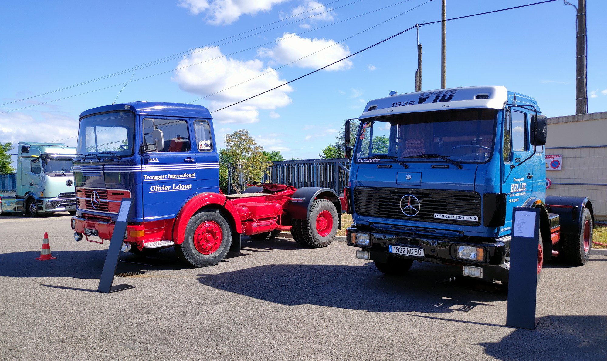 Lors de l'événement à Transpolis, de nombreux camions anciens étaient exposés, comme Ce Mercedes LPS 1932 et ce Mercedes 1932 S. ©JPL/FLM