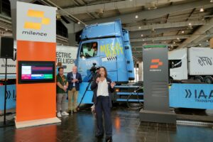 Camions électriques : Milence arrive en force avec le Megawatt Charging System