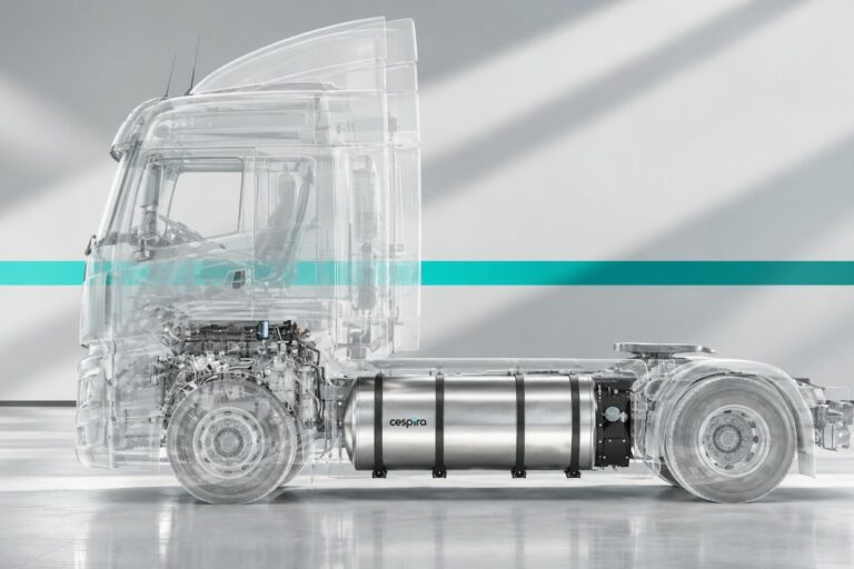 Cespira offre au moteur thermique des poids lourds un avenir décarboné