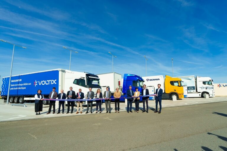 Voltix ouvre la station de recharge pour poids lourds électriques la plus puissante de France